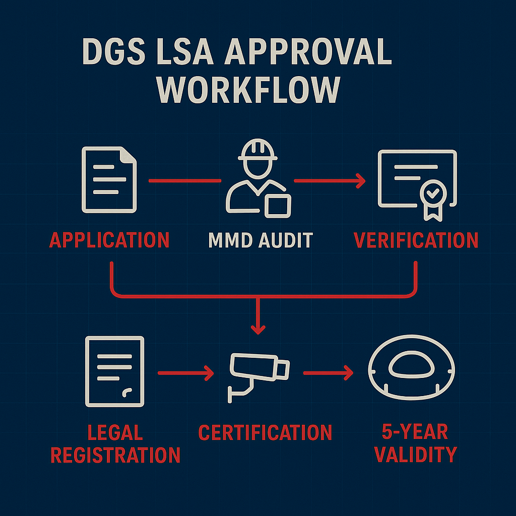 DGS LSA Service Station Approval