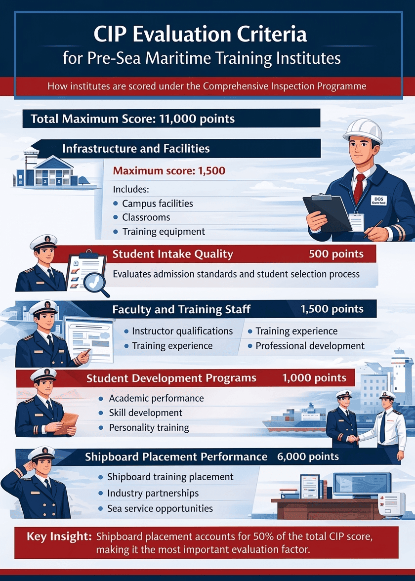 CIP Evaluation Criteria for Pre-Sea Maritime Training Institutes