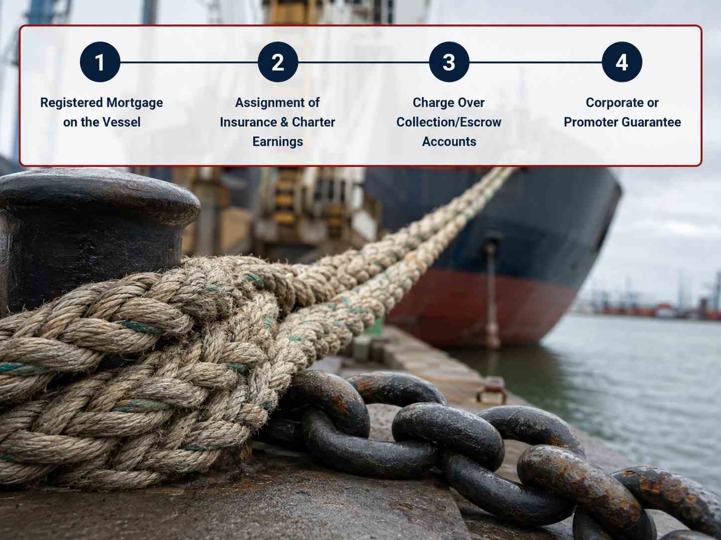Security and collateral structure for a ship mortgage loan in India