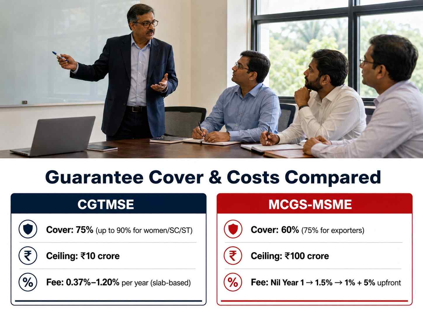 Guarantee Cover and Costs Compared