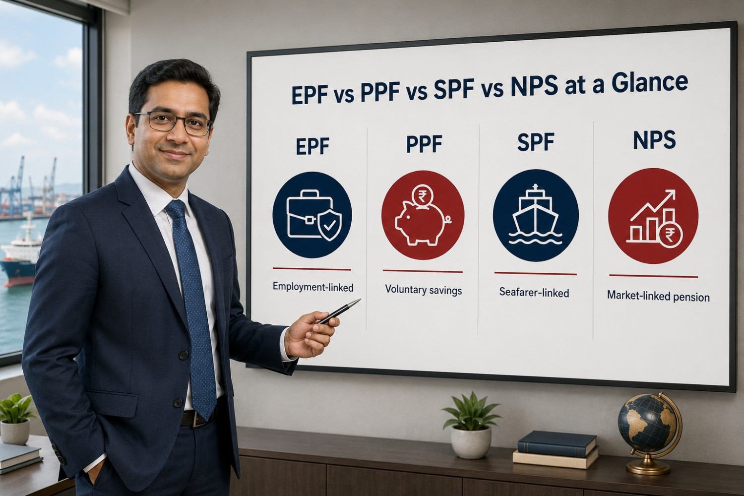EPF vs PPF vs SPF vs NPS at a Glance
