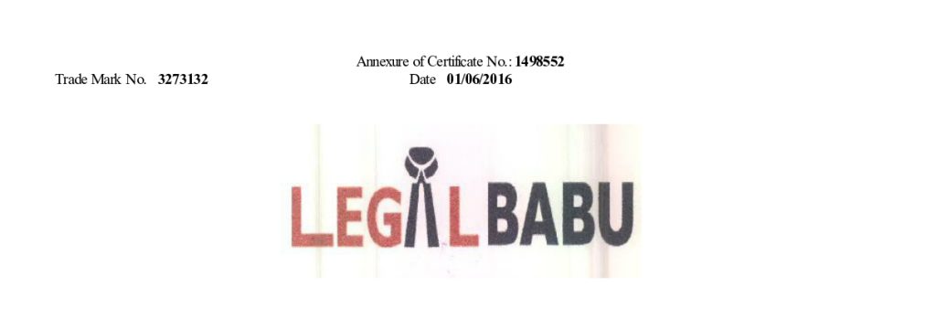 trademark certificate