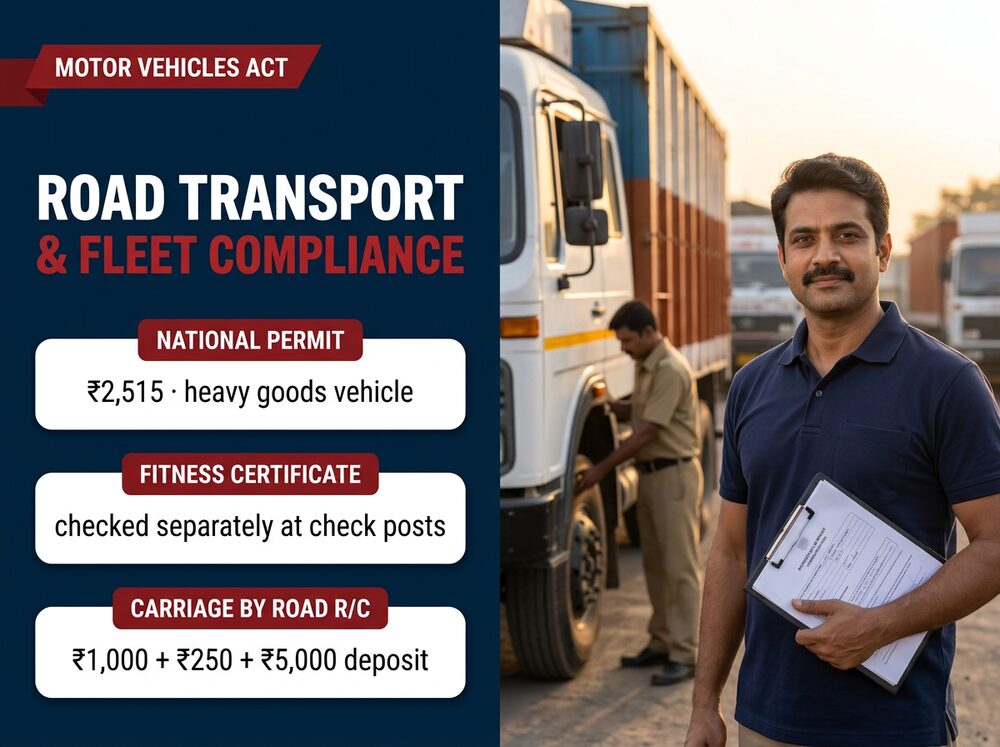 National Permit fee for heavy goods vehicles