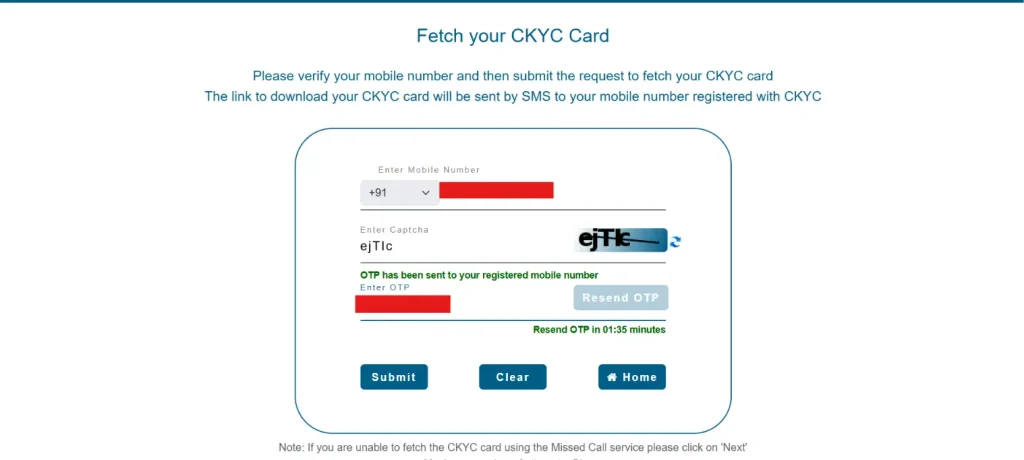 CKYC details