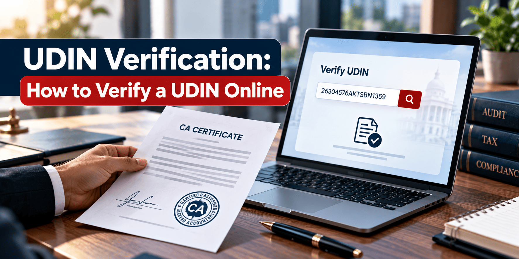 UDIN Verification Online: Steps, Requirements & Guide
