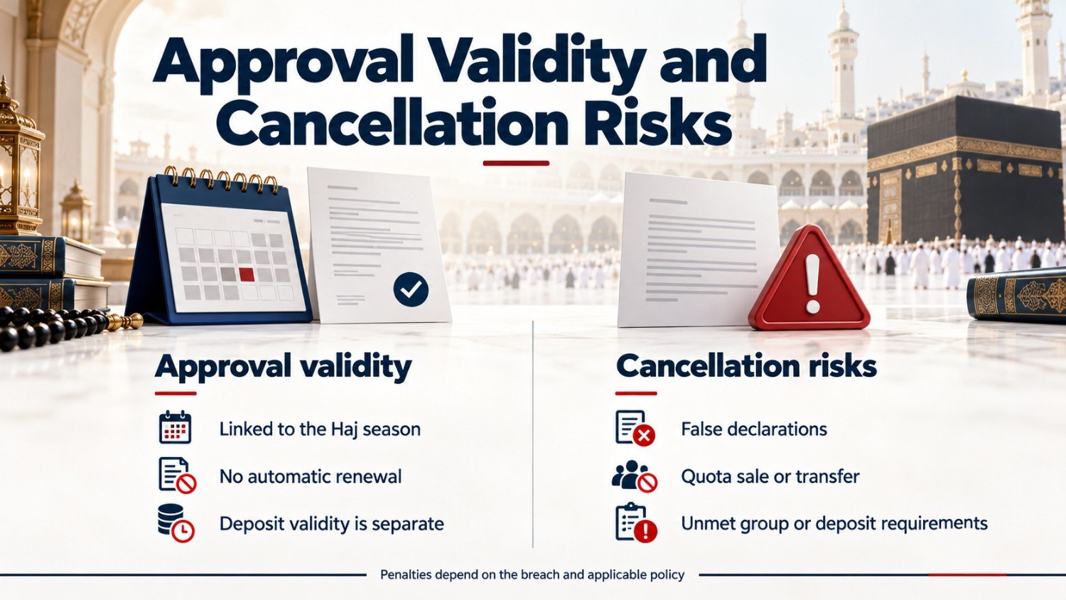 Haj Approval Validity and Risks