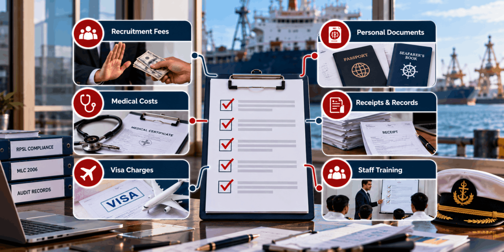 RPSL company checklist for checking seafarer recruitment fees