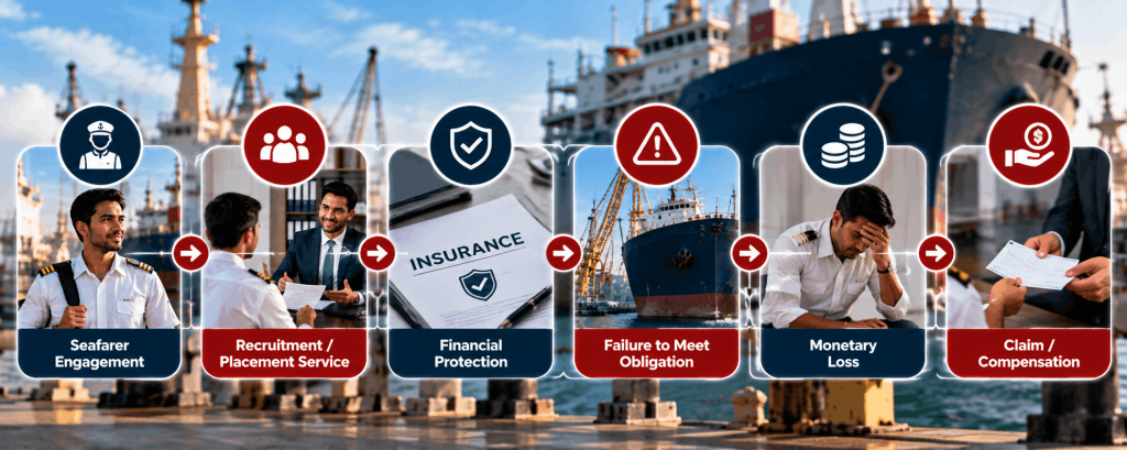MLC monetary loss protection process for seafarers