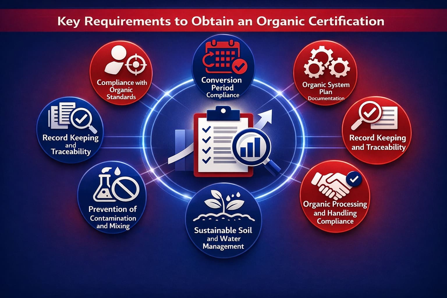 Organic certification key requirements