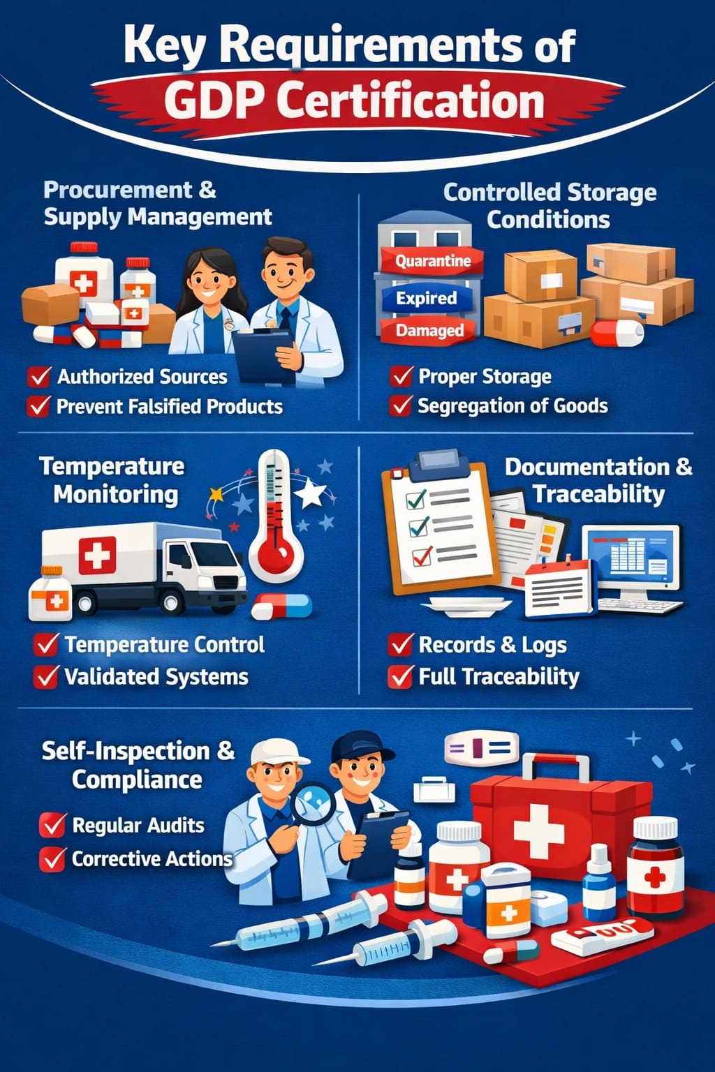 key requirements of GDP certification