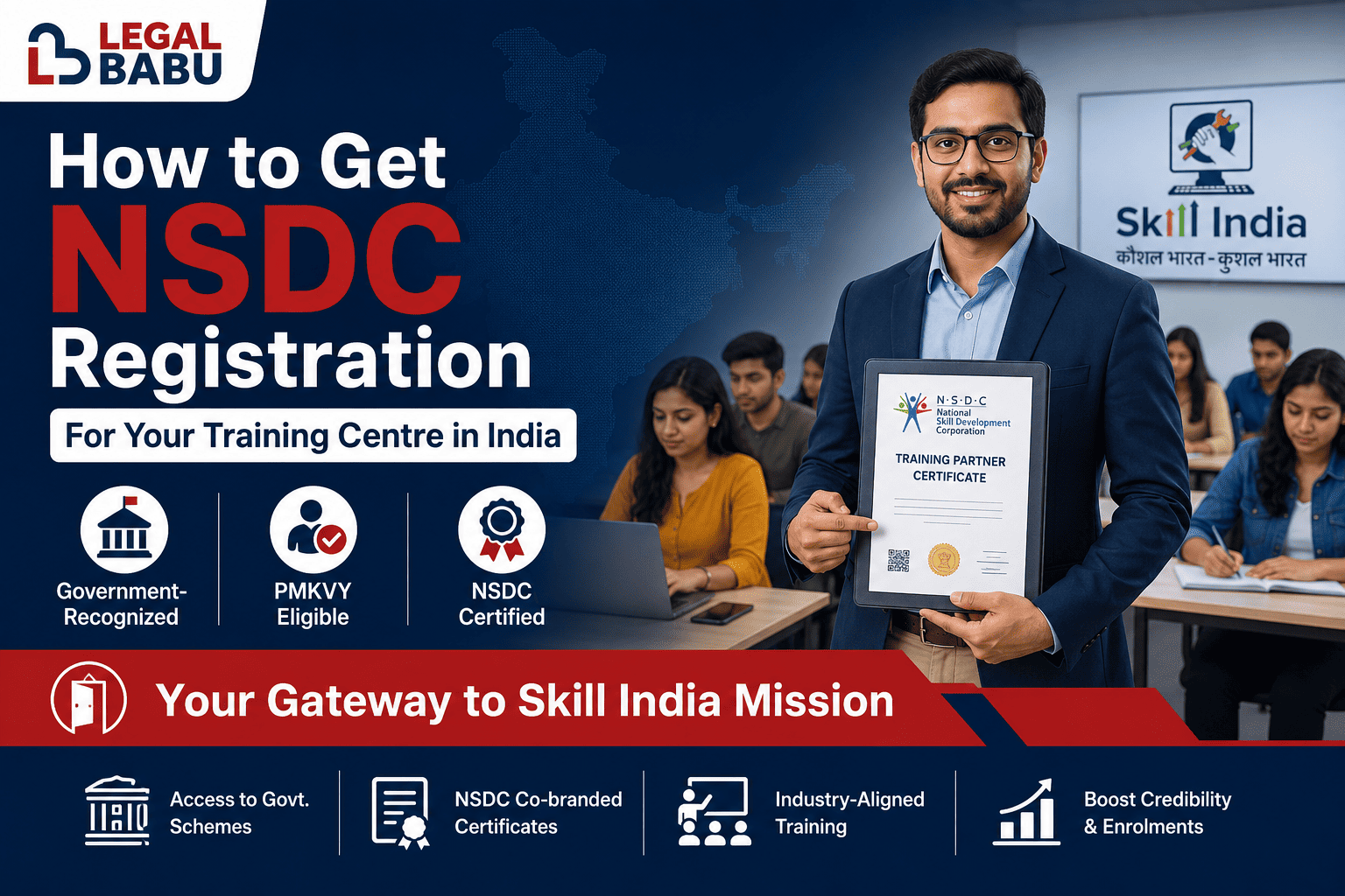 NSDC Registration guide for training centres in India