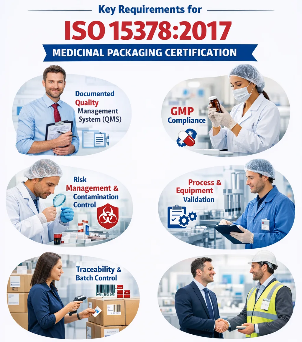 ISO 15378 Certification key requirements 