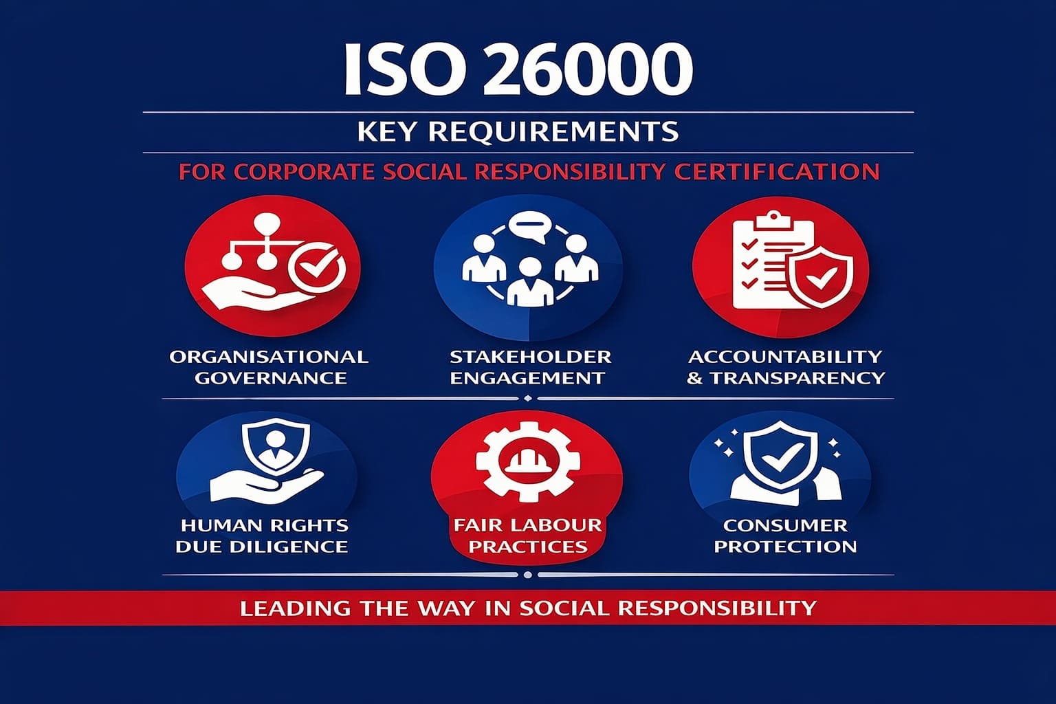 ISO 26000 CSR Certification key requirements