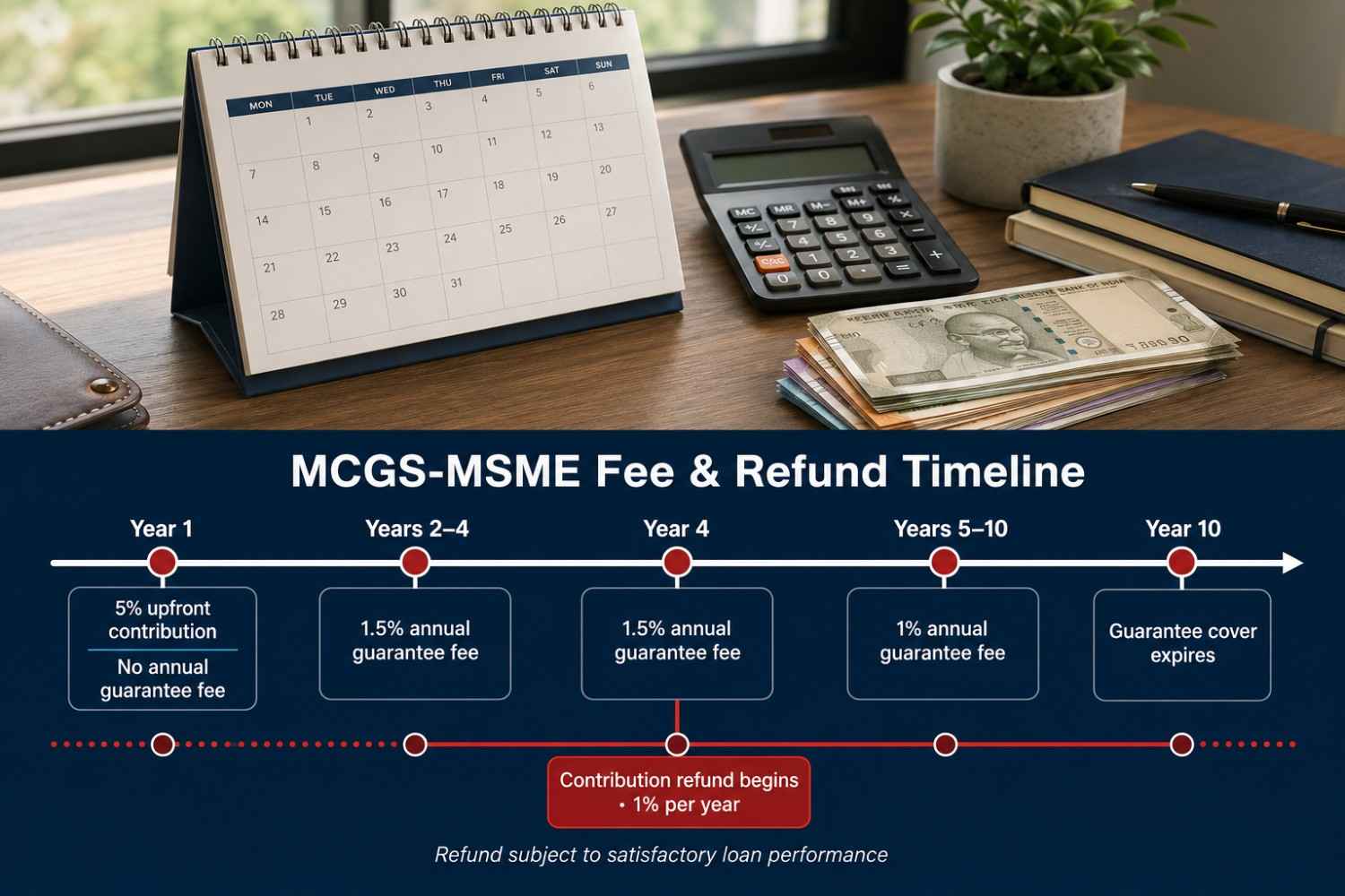 MCGS-MSME Fee and Refund Timeline
