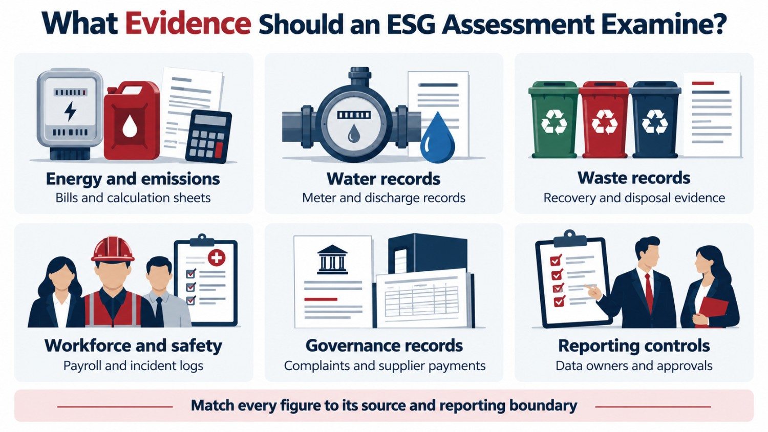 Evidence Should an ESG Assessment Examine