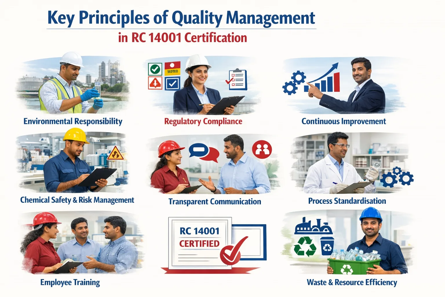 RC 14001 Certification key quality management principles