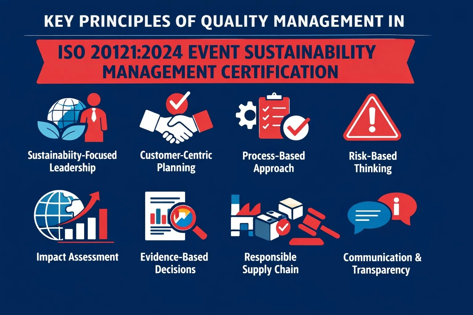 key principles of QM in ISO 20121:2024 event sustainability management certification