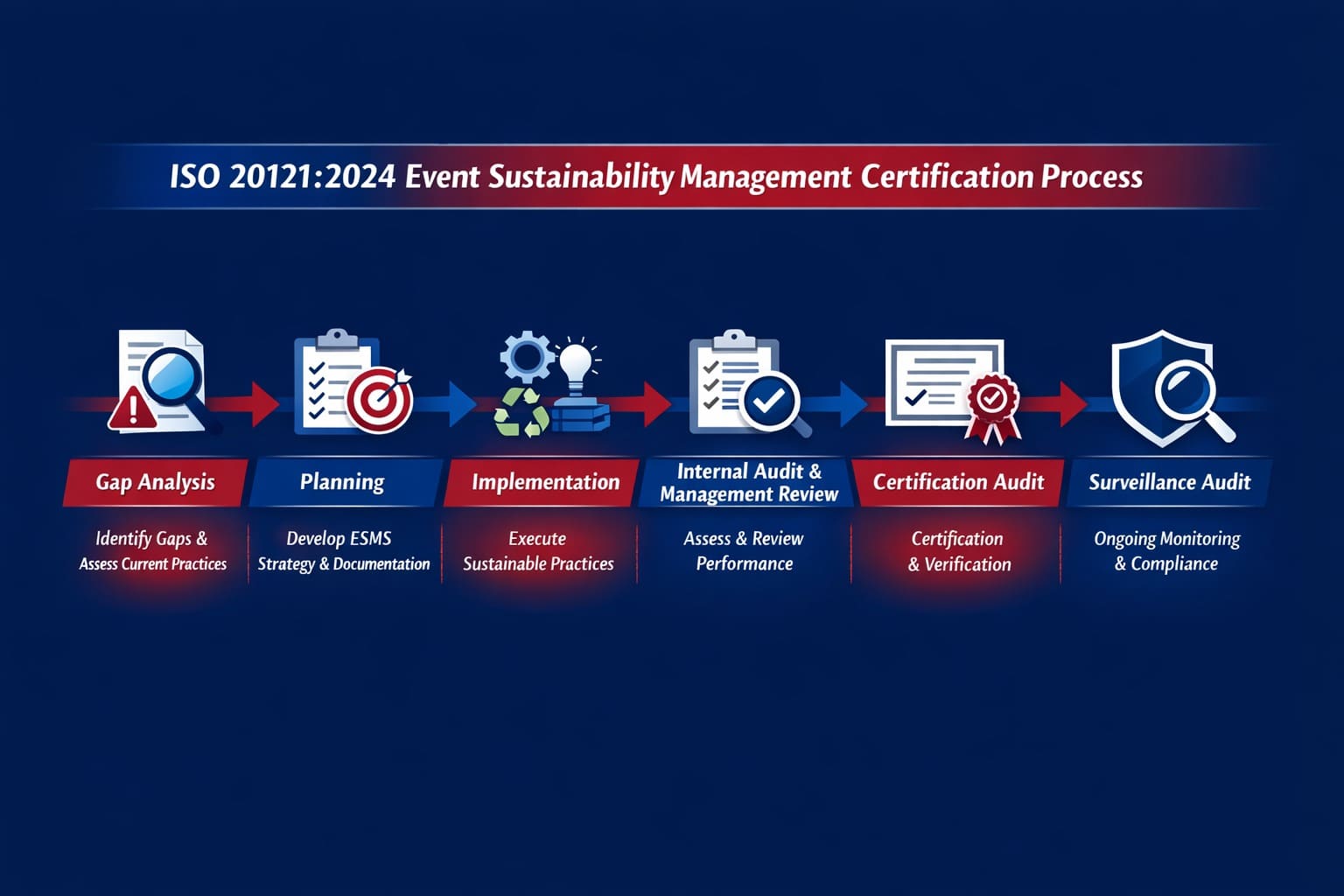 ISO 20121:2024 event sustainability management certification process