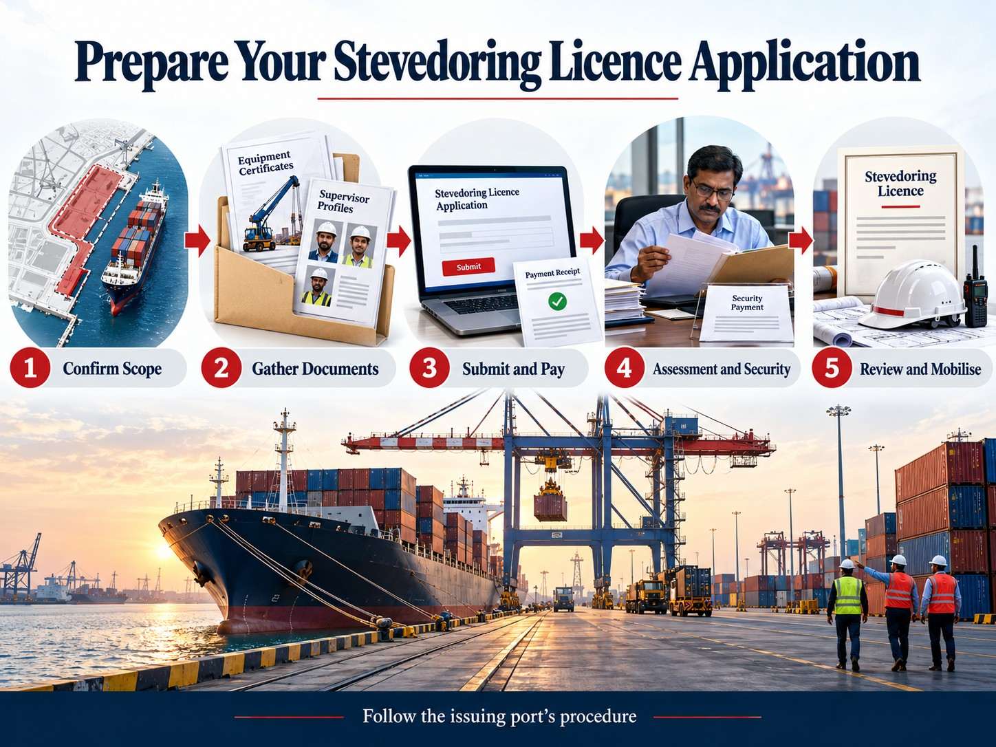 Prepare Your Stevedoring Licence Application