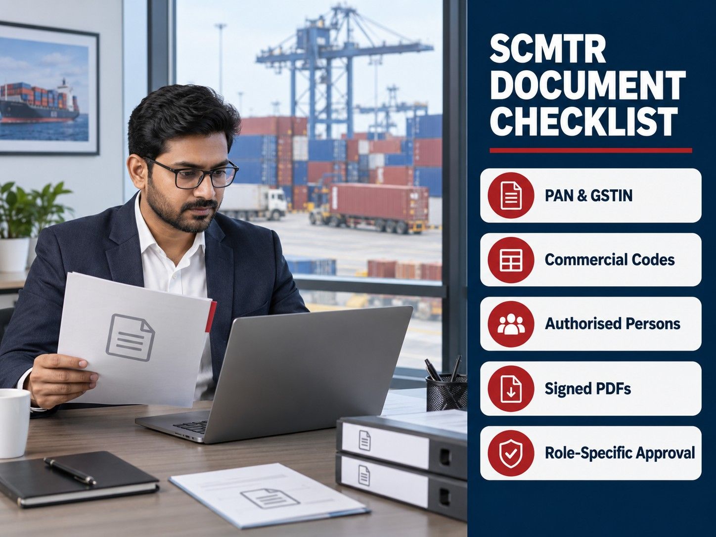 Documents and Data Required for SCMTR Registration