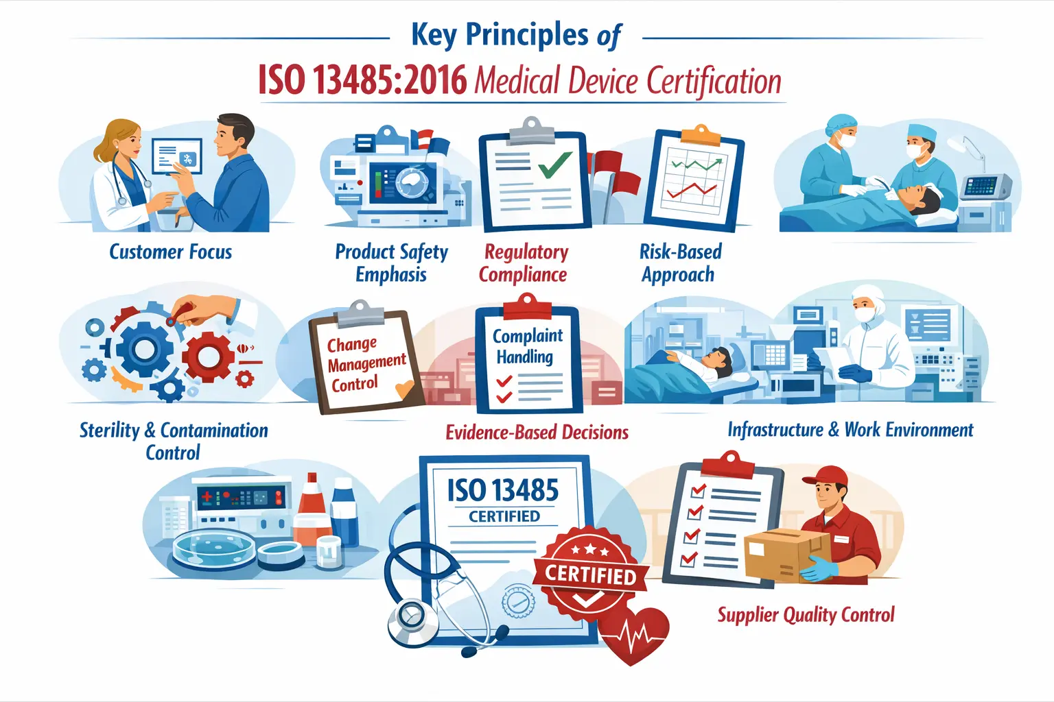 Key principles of QM in ISO 13485 Certification