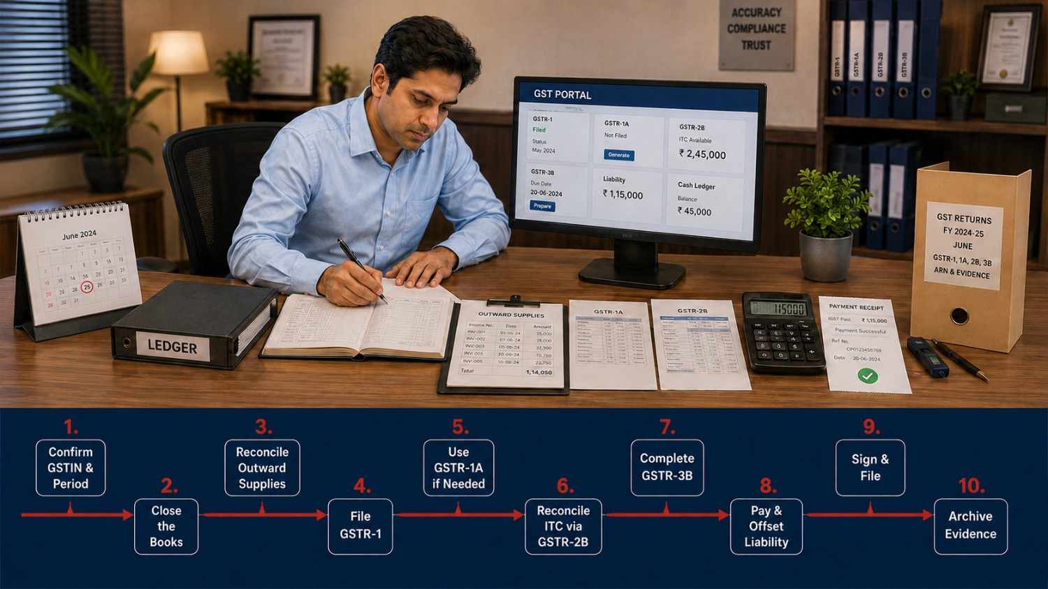 GST return filing process