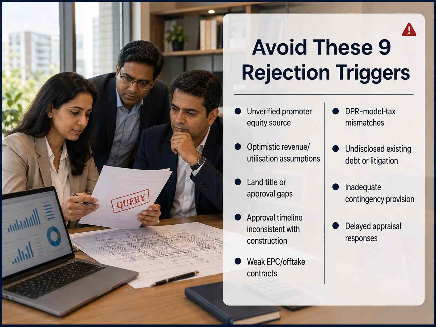 Project Finance Applications Delayed or Rejected