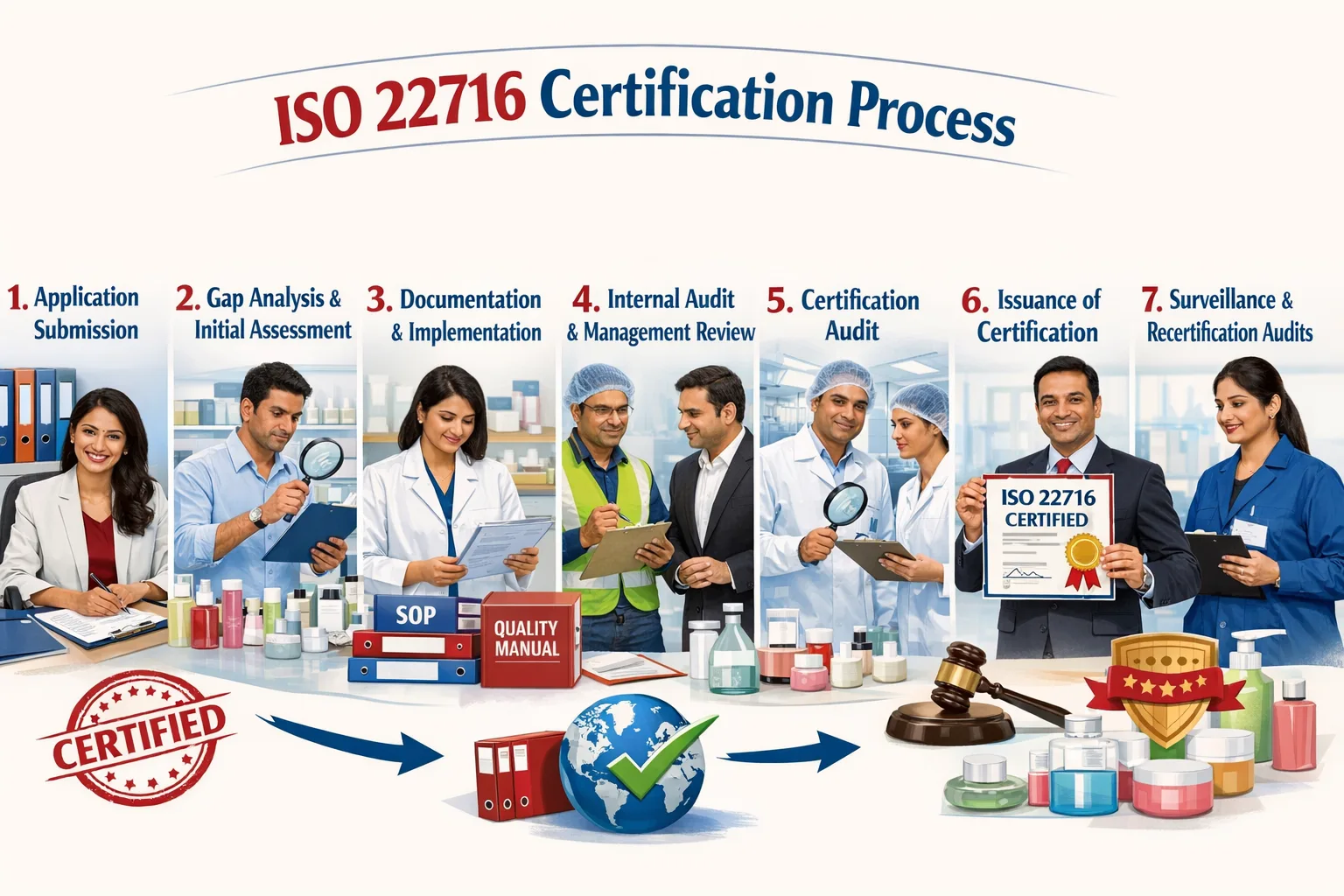 ISO 22716 Certification process