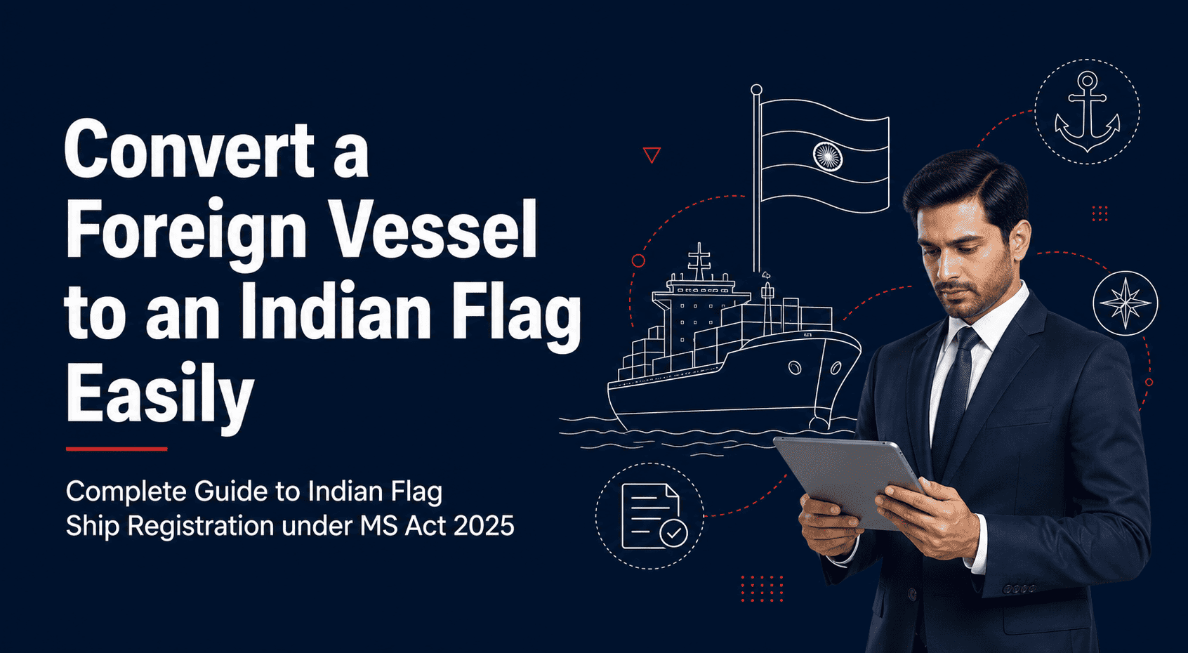 Convert a foreign vessel to an Indian flag