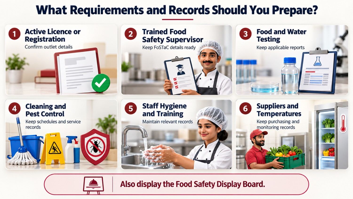 Food safety audit preparation checklist