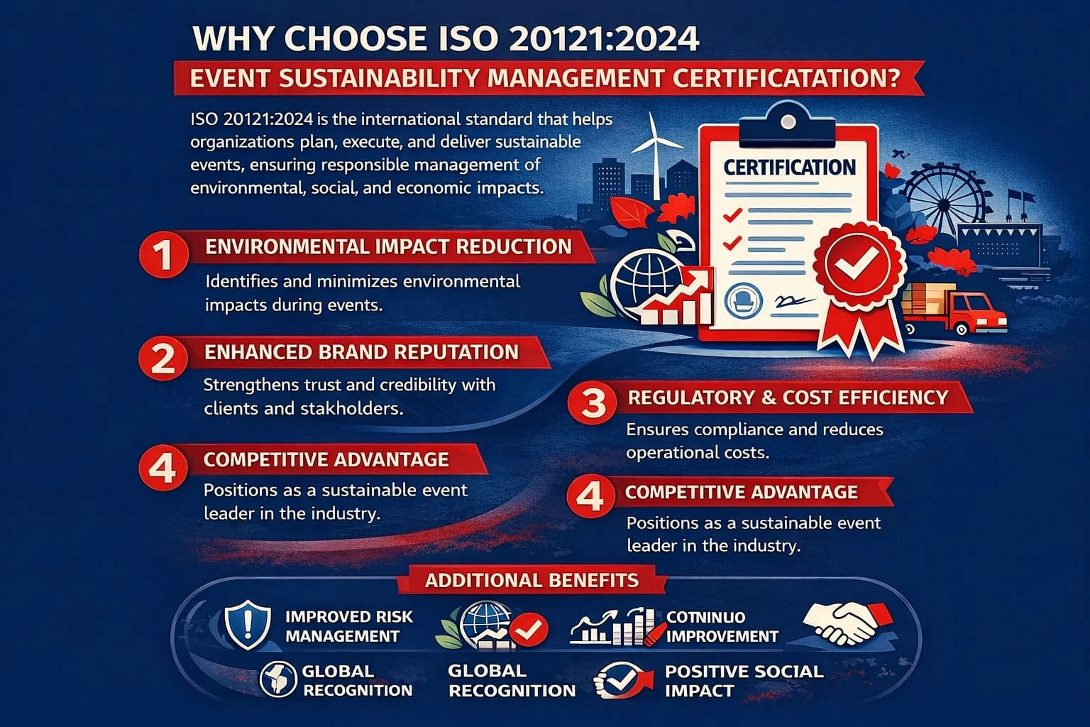 ISO 20121:2024 event sustainability management certification importance