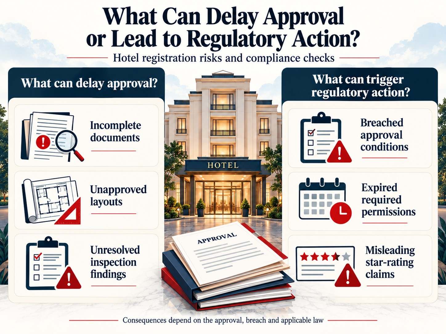What Can Delay Approval or Lead to Regulatory Action?