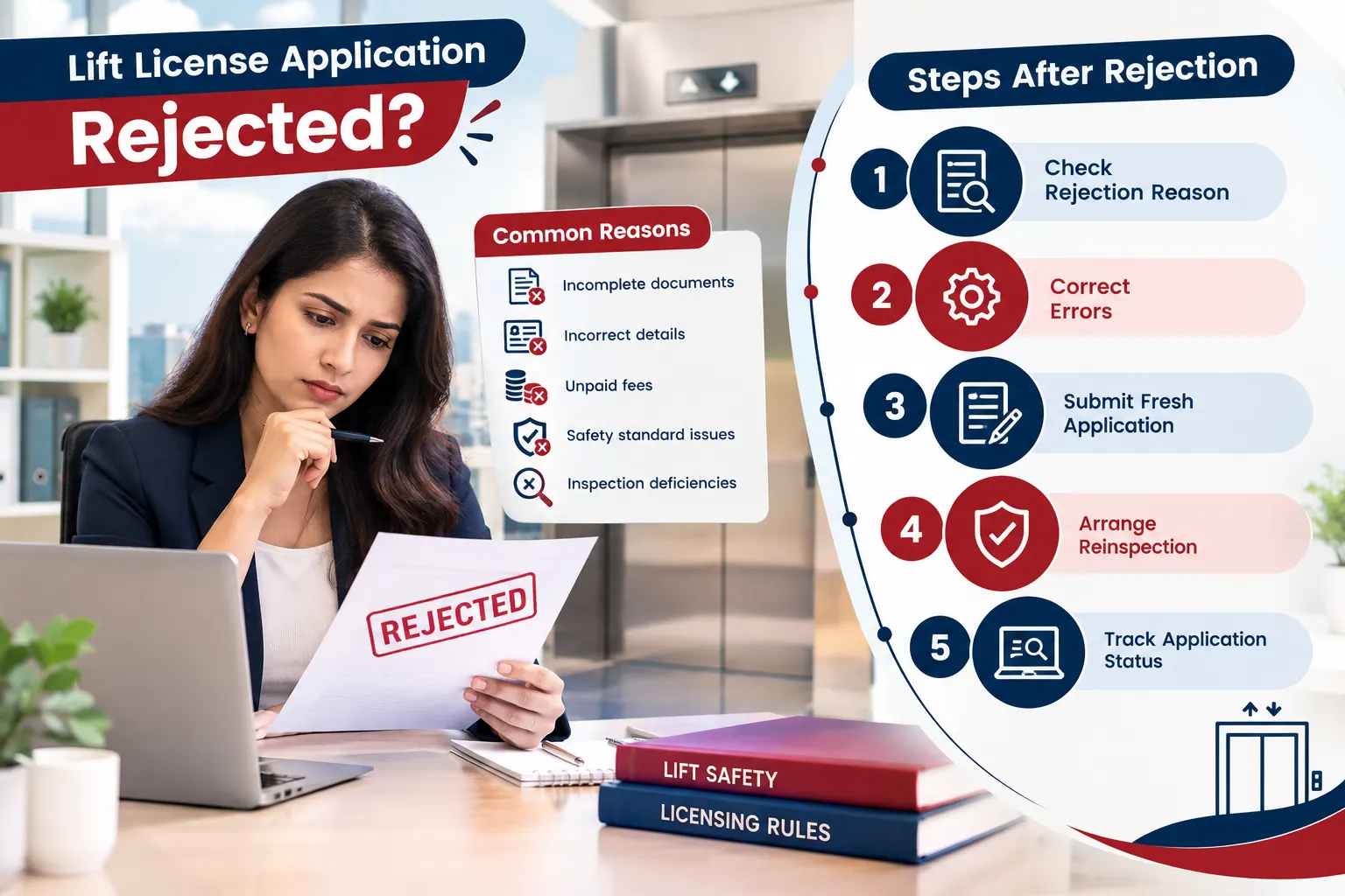 What Happens If a Lift License Application Is Rejected