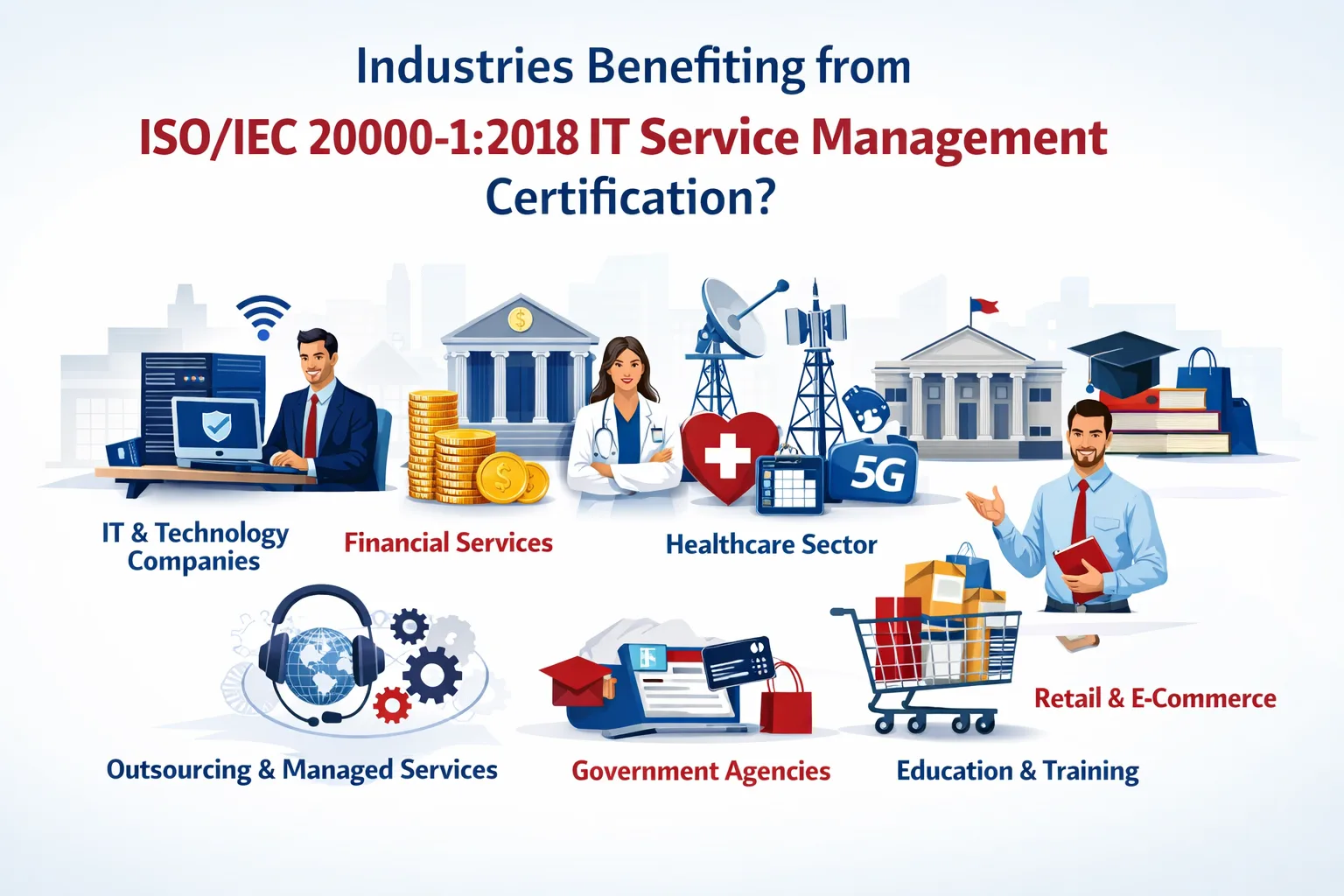 industries benefited from ISO/IEC 20000 Certification