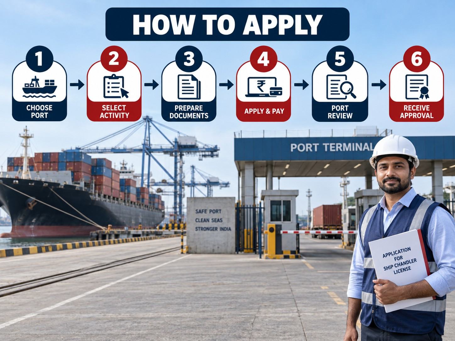 How to Apply for a Ship Chandler License in India