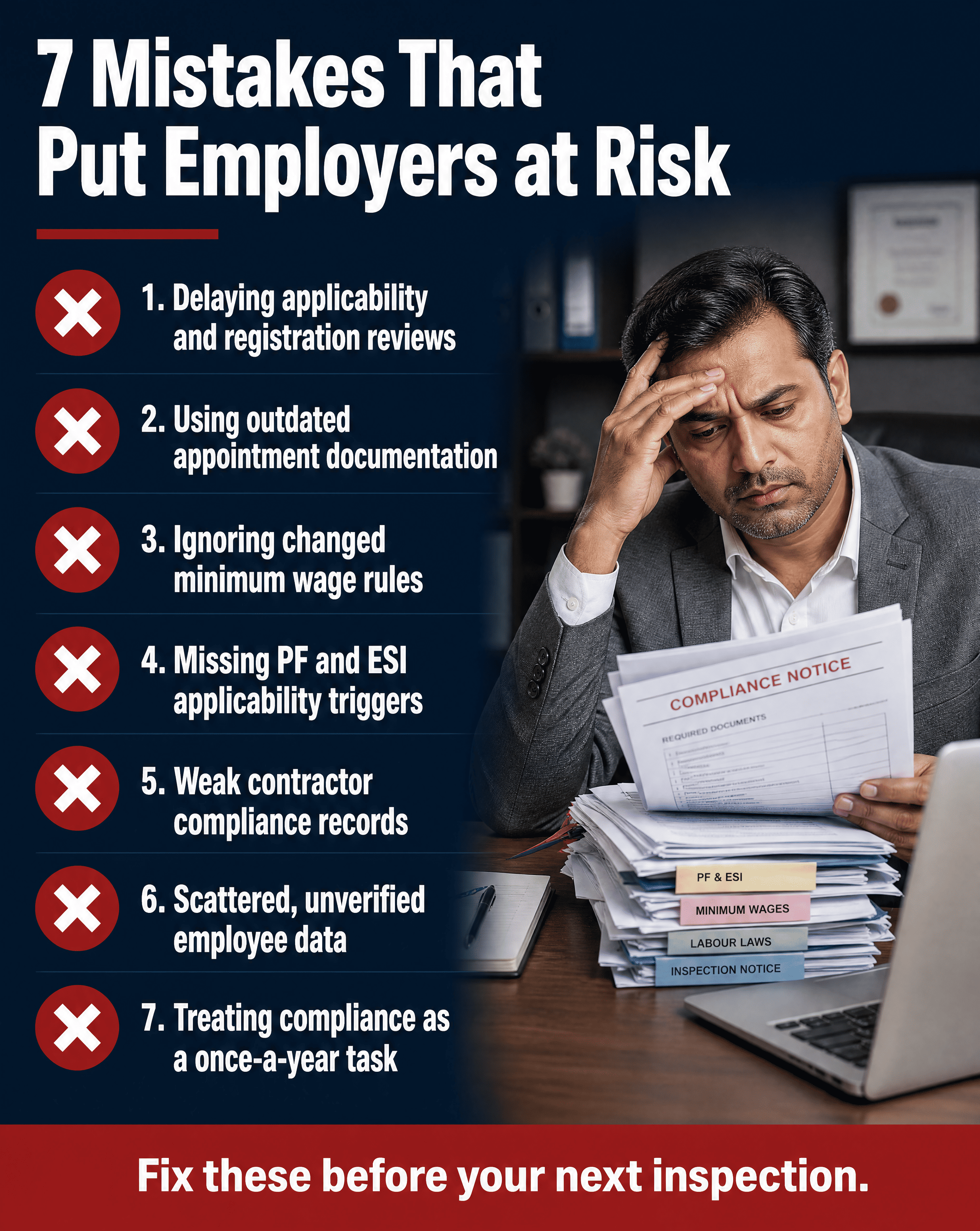 common labour law compliance mistakes