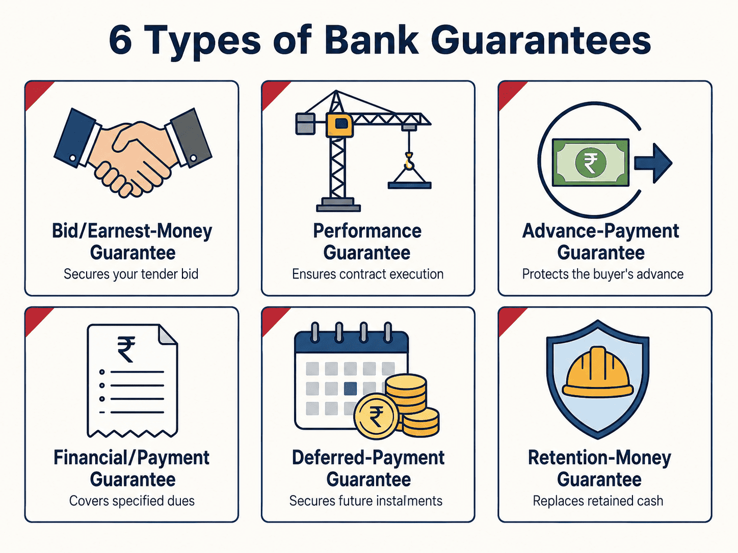 Types of Bank Guarantees