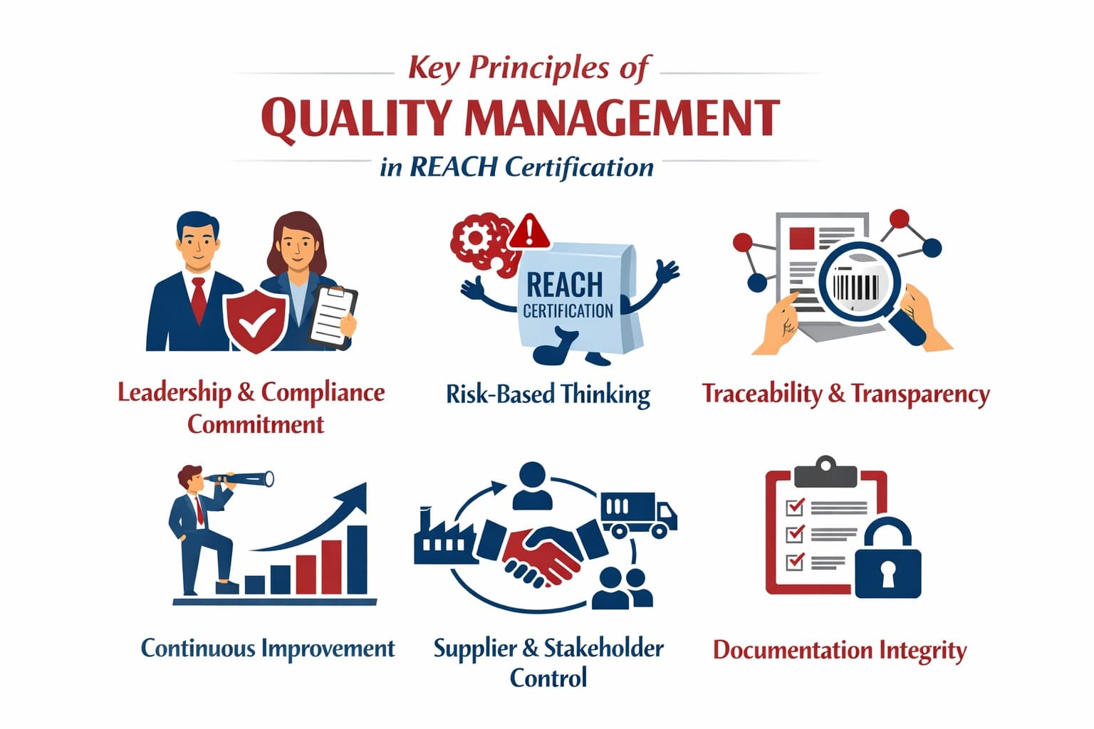 Key principles of QM in REACH Certification