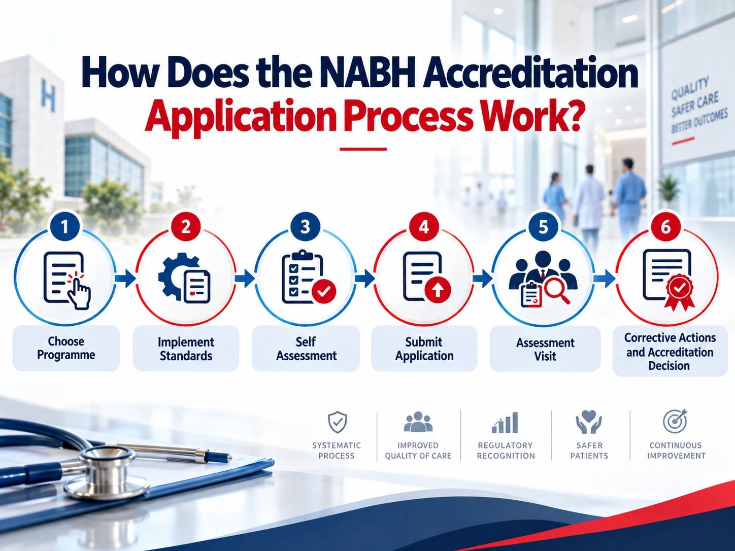 How Does the NABH Accreditation Application Process Work?