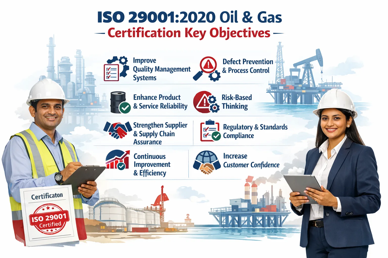 ISO 29001 Certification objectives 