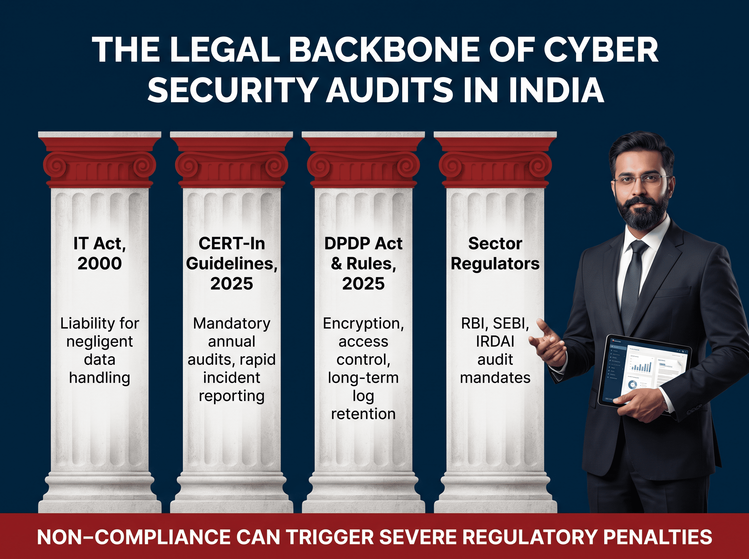 Four pillars of Indian cyber security law