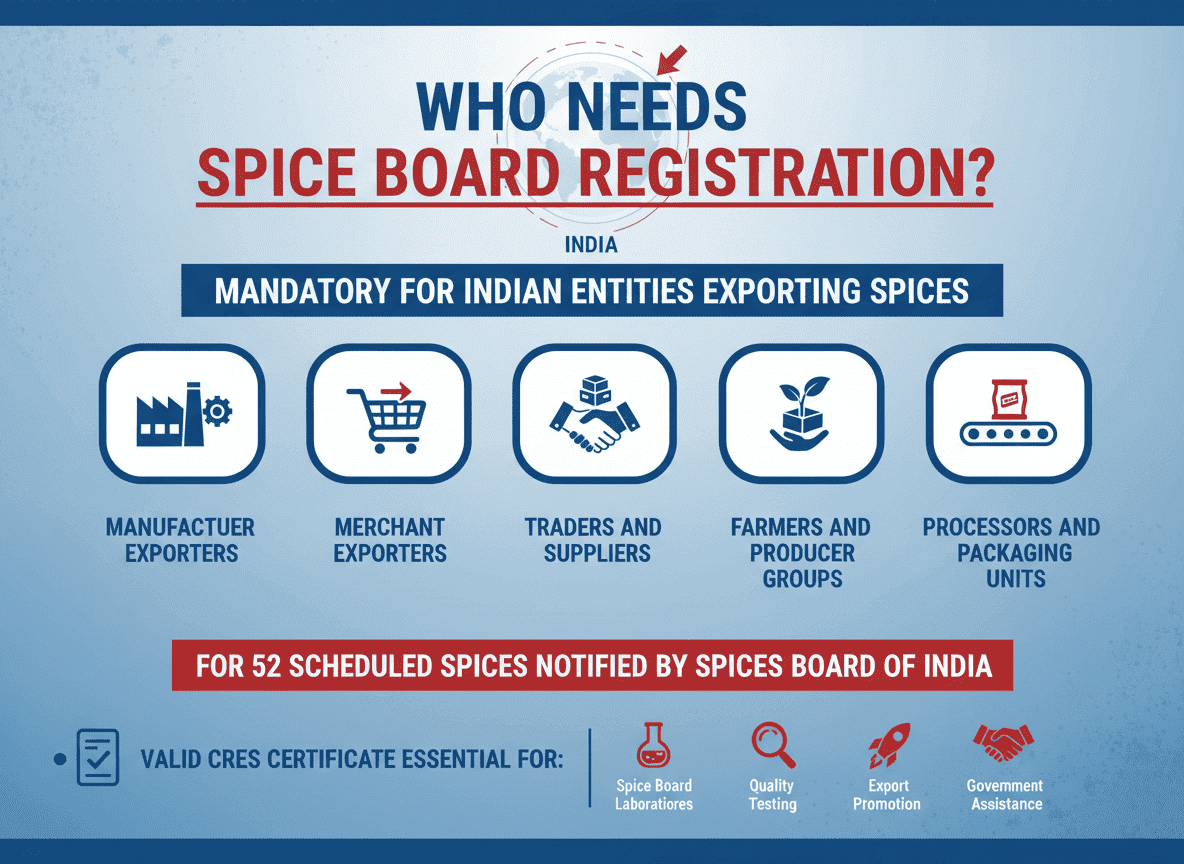 Spice Board Registration