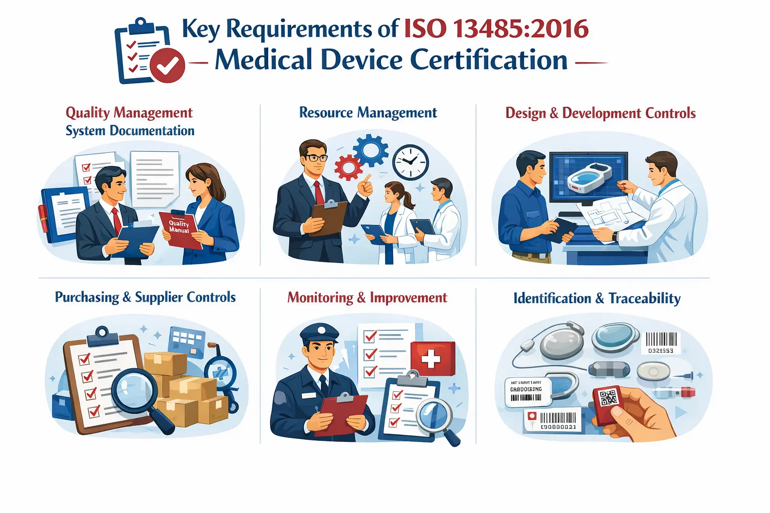 Key requirements of ISO 13485 Certification