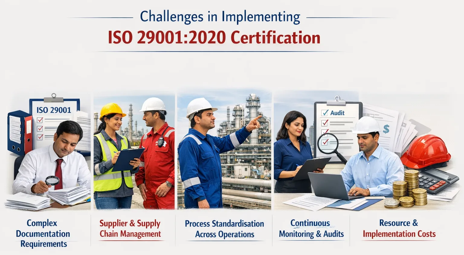 ISO 29001 Certification challenges 