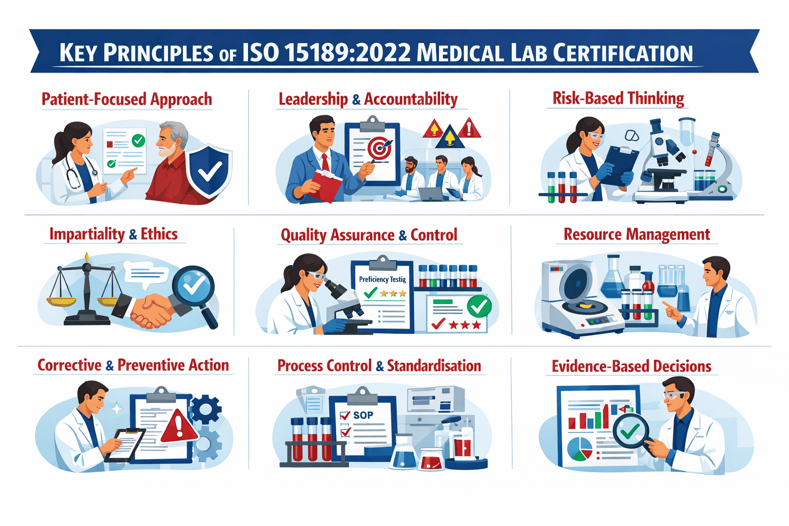 key principles of QM in ISO 15189:2022 Certification