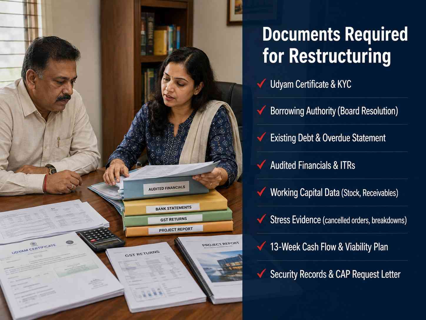 Documents Required for Restructuring