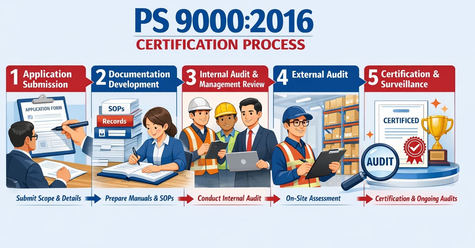 PS 9000:2016 Certification Process