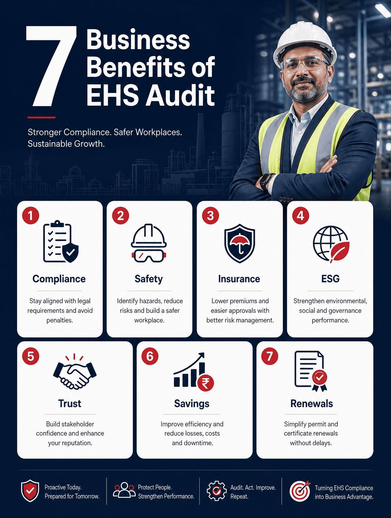 Seven business benefits of EHS audit services
