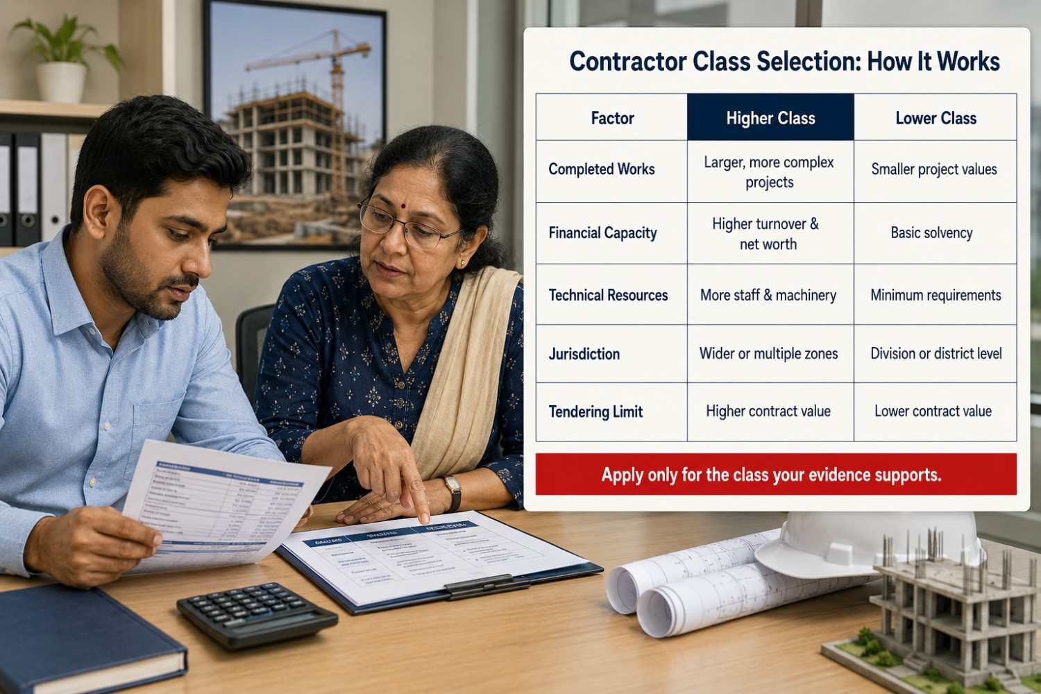 Contractor Class Selection: How It Works