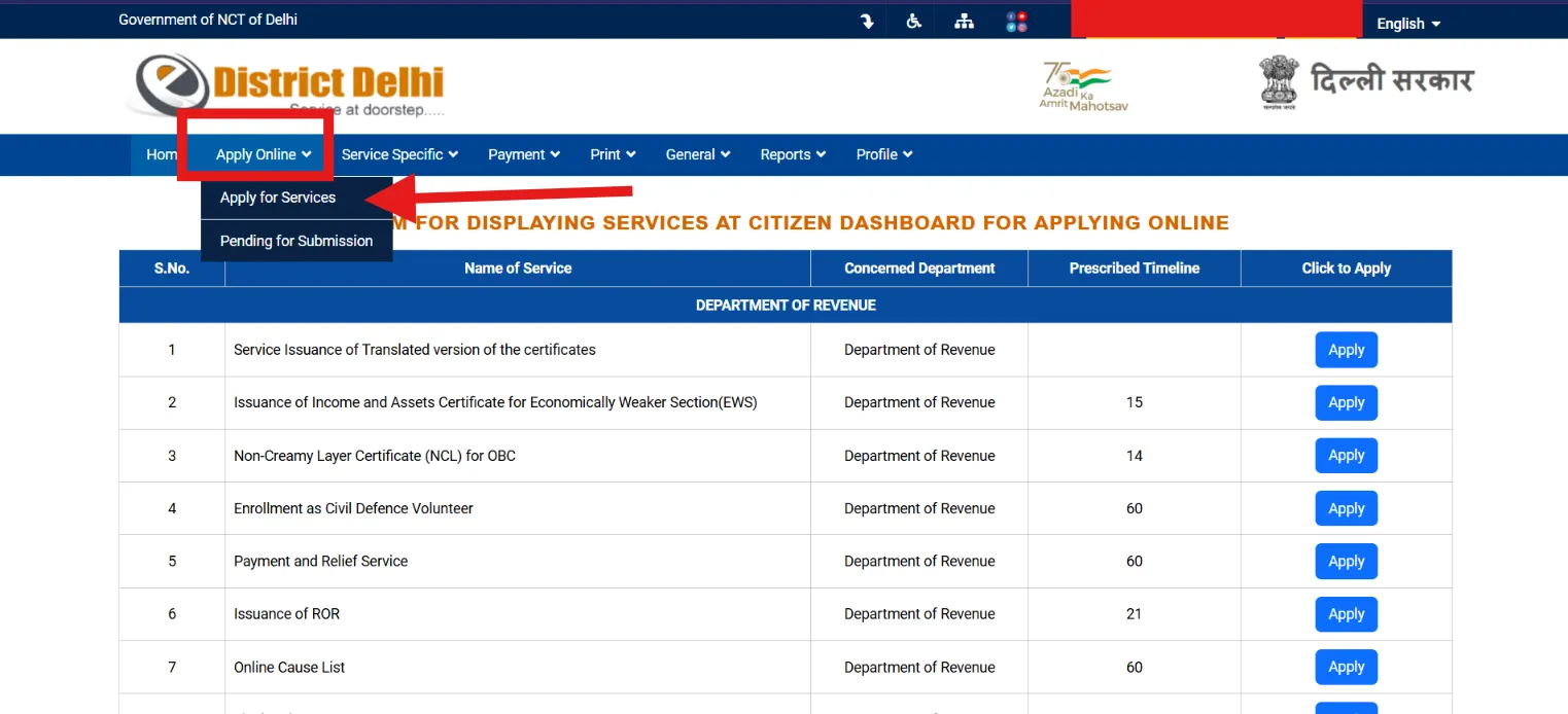 Apply Online for lift license